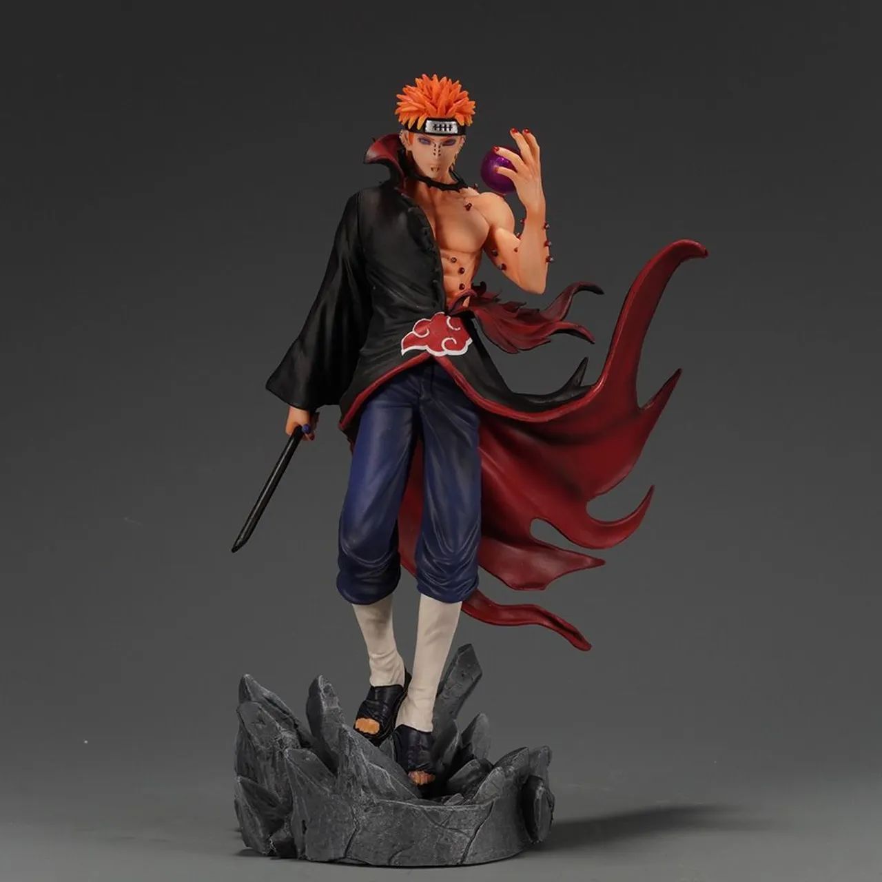 Boneco Pain Akatsuki Naruto Shippuden Diorama 23cm