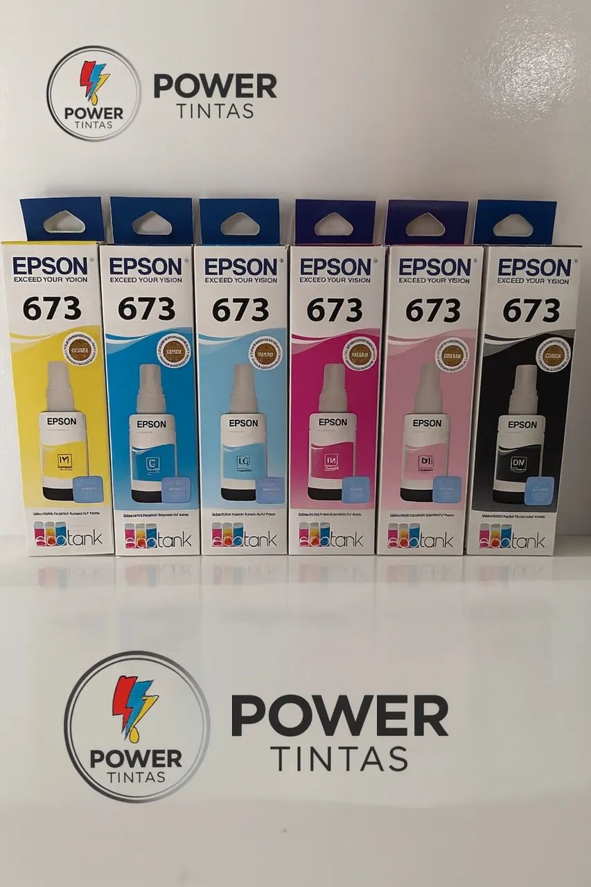 Kit of 6 Compatible Inks for Tank Printers L1800, L800, L805, L810, L850