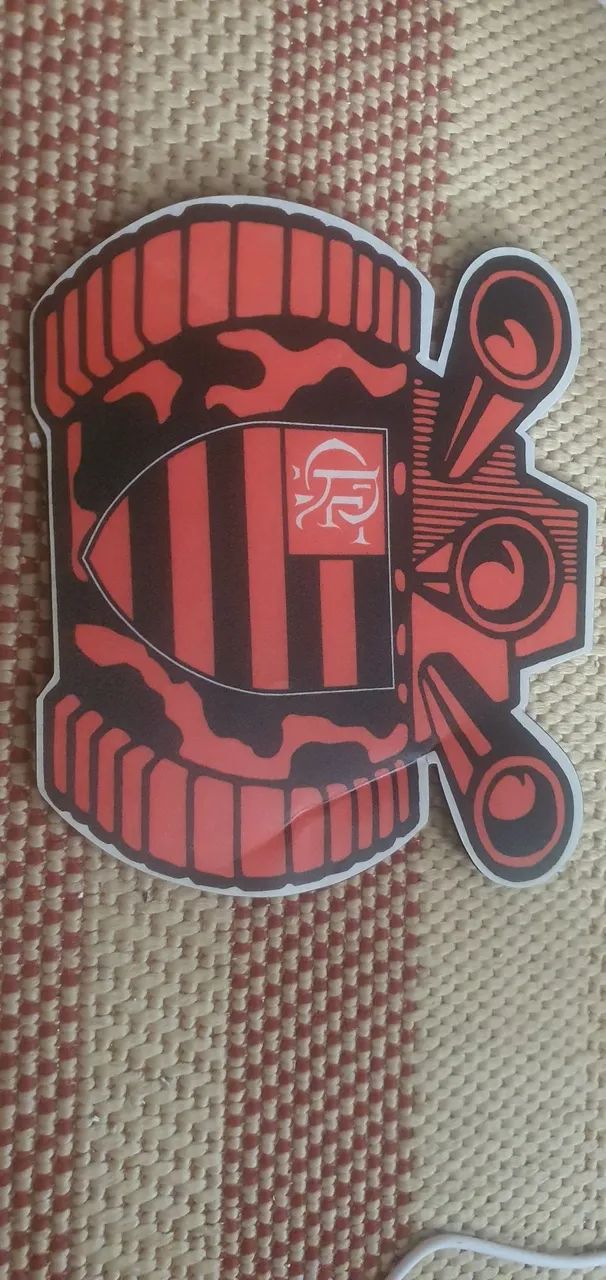 Almofada para mouse   do Flamengo nunca usada