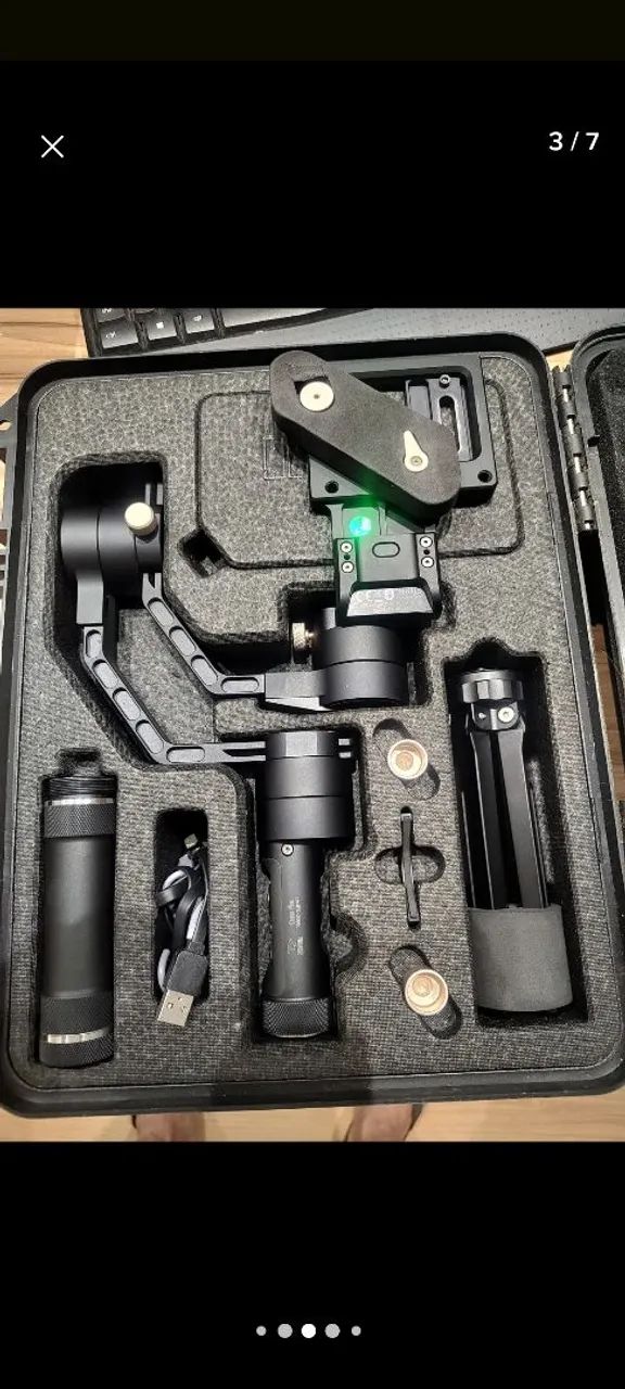 Estabilizador De Câmera Estável Zhiyun Crane Plus - Foto 5