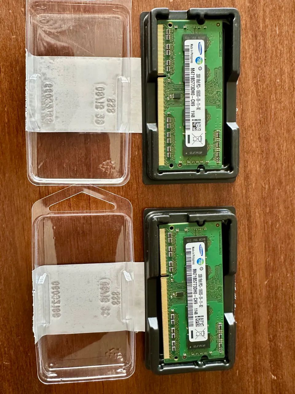 2x Memórias RAM Samsuns 2Gb cada x2= 4Gb DDR3, 1.600MHz - Foto 3