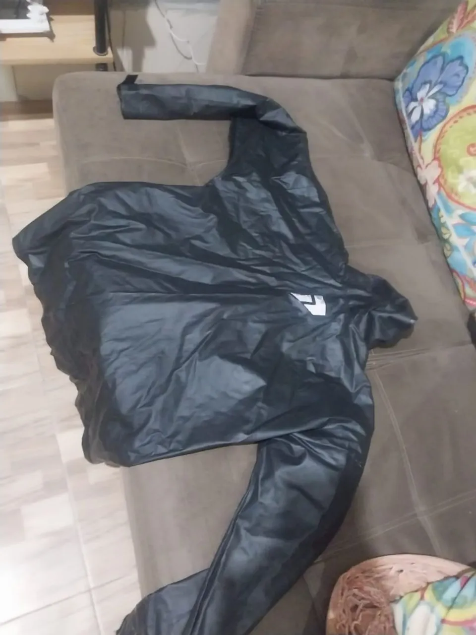 Roupa de moto preta