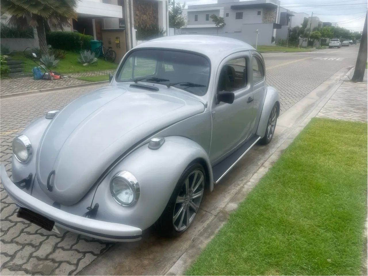 Fusca 1983 1.300 prata Gasolina  - Foto 3