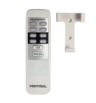 Controle remoto bivolt para ventilador de teto (VENTISOL) Usado