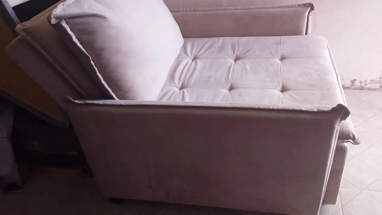 Poltrona confortável e elegante
