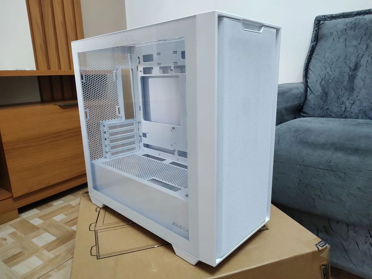 Gabinete Gamer Asus Prime A21 (Branco)