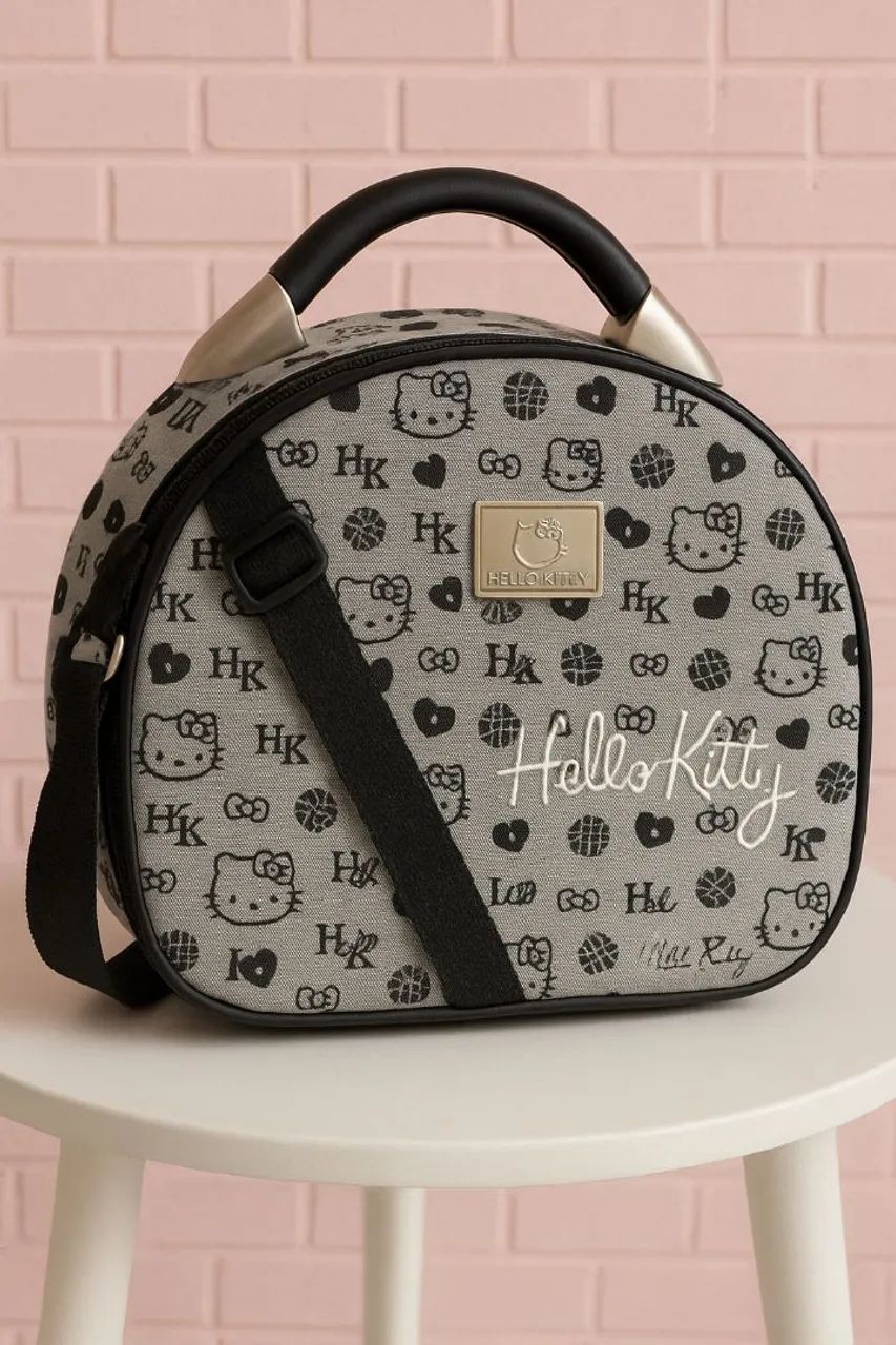 Bolsa média Hello Kitty com espelho 