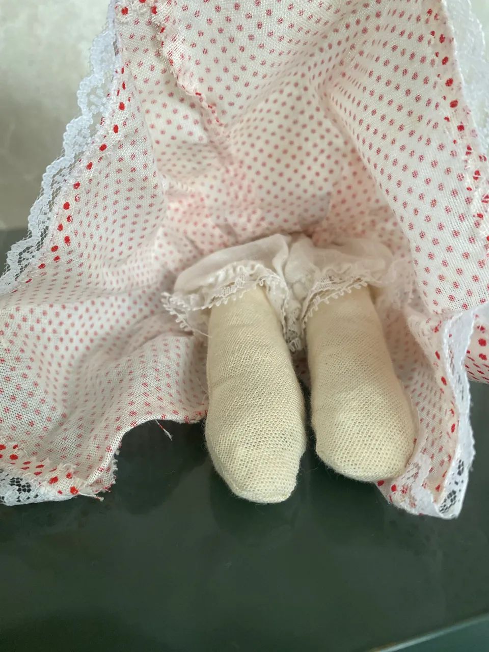 Boneca de pano antiga  - Foto 4