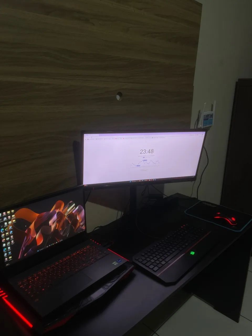 Notebook Gamer + monitor LG ultrawide - Foto 3