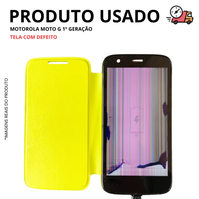 ? Motorola Moto G 1ª Geração XT1033 16GB/1GB RAM - Tela com Problema - Ótimo Estado Estét
