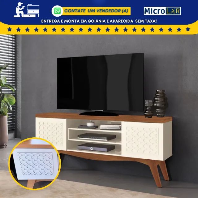 Rack para TV Bancada Liys - Já Entrega e Monta