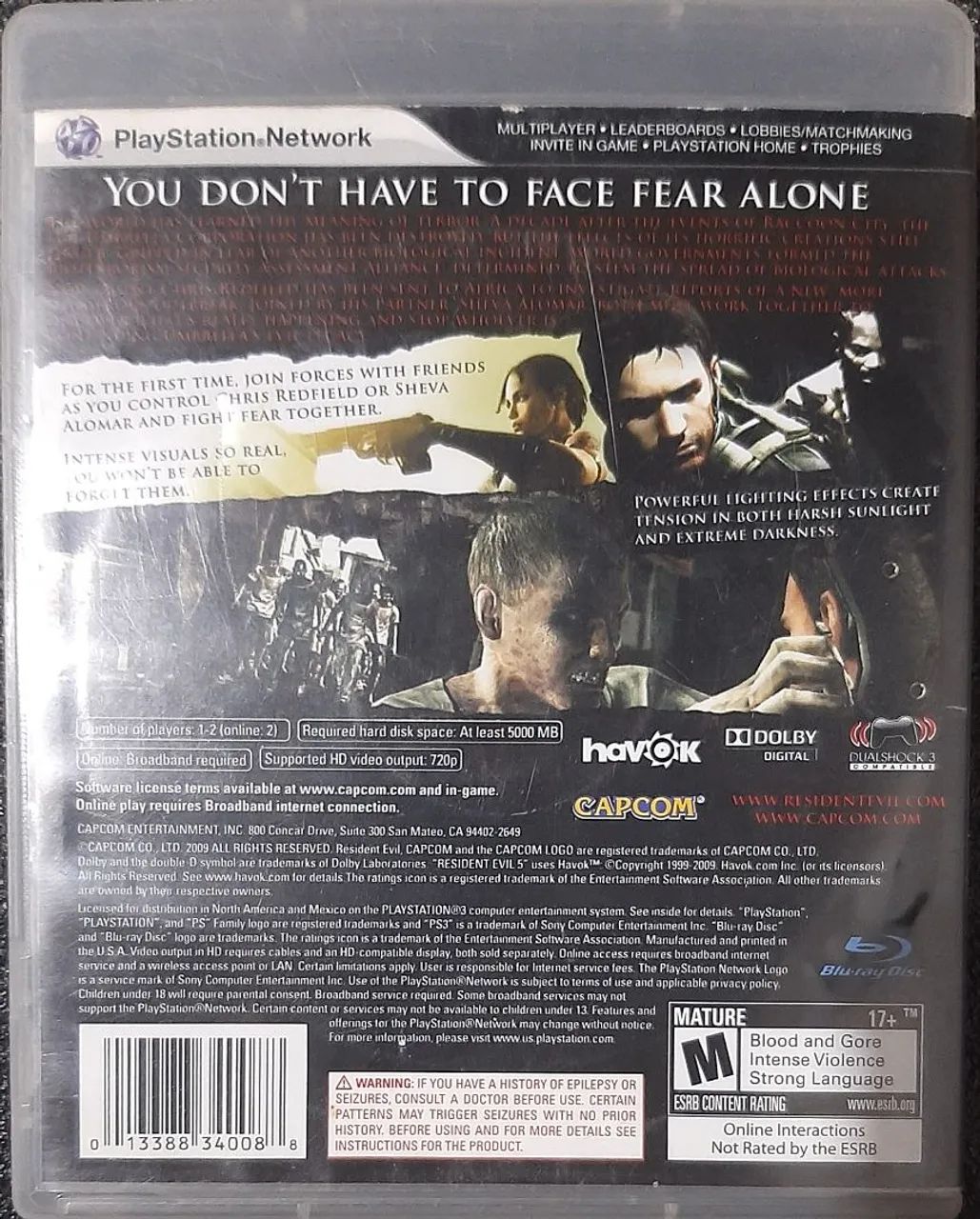Resident Evil 5 - PS3 - semi-novo - Foto 4