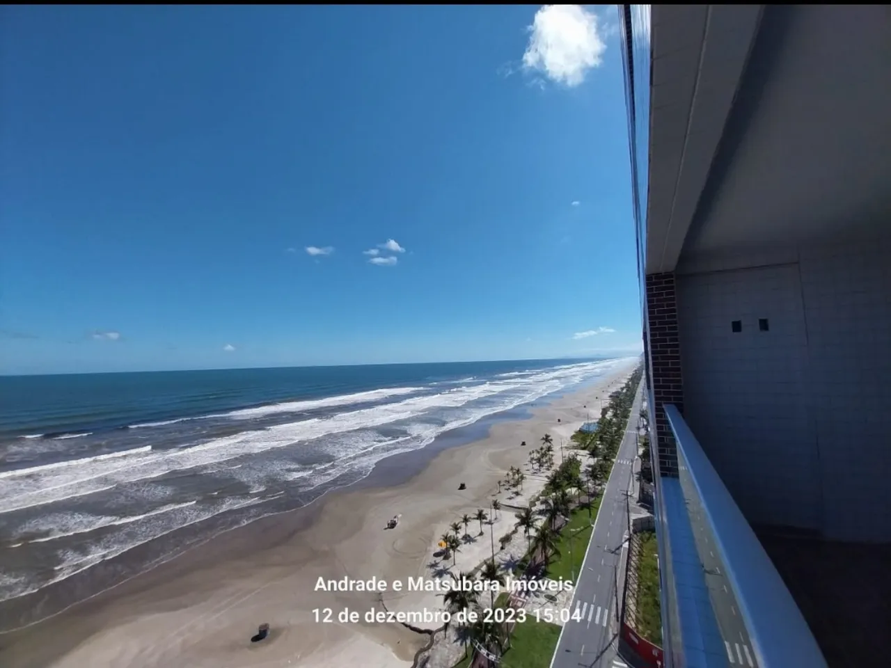Apartamento frente mar 3 dormitórios Flórida praia grande