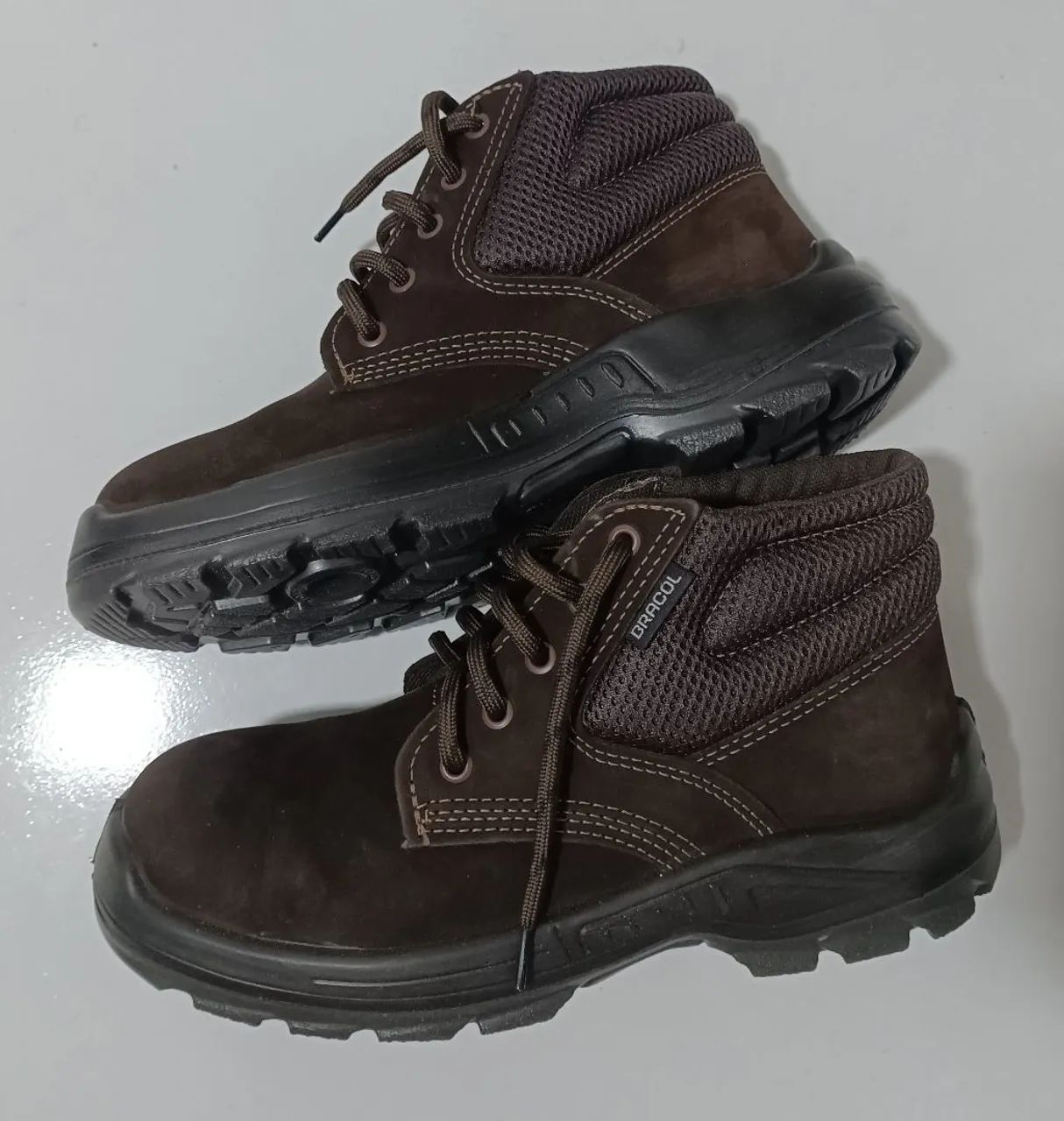 Botas de Segurança Bracol - Marrom - Nova - Foto 2