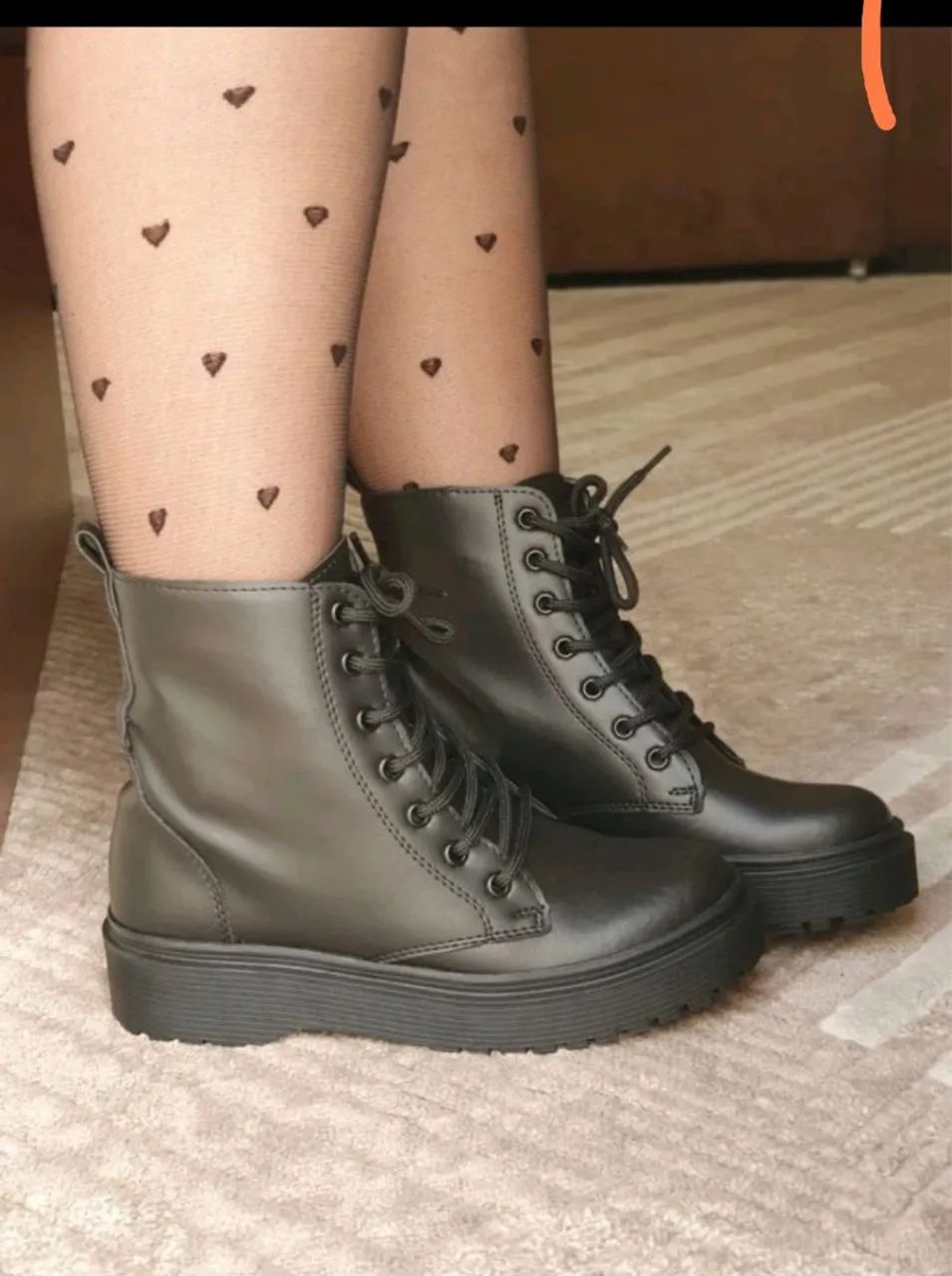 Botas Coturno Femininas Preta - Foto 2