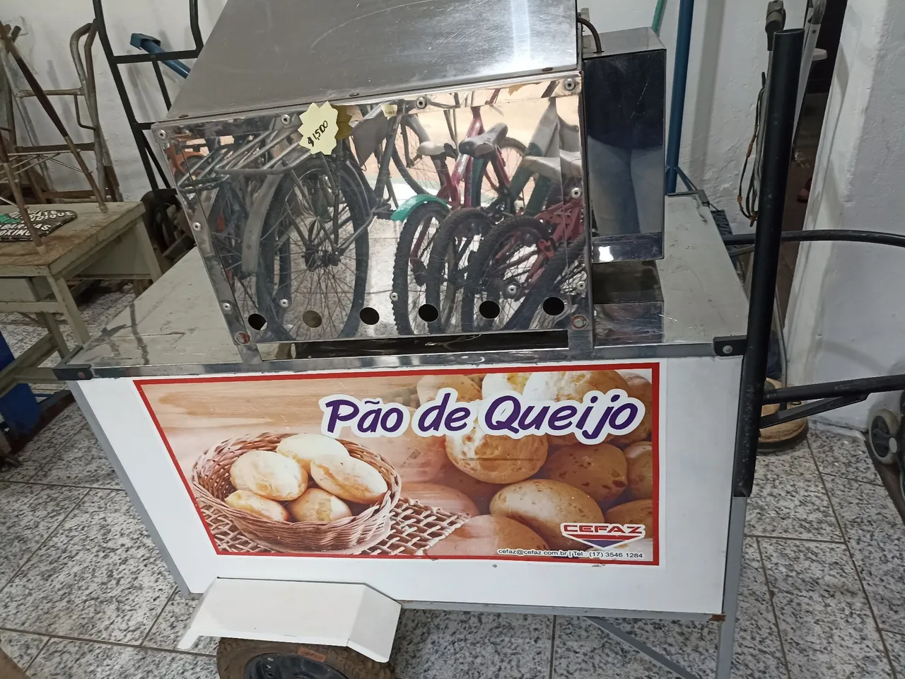 Carrinho de Pão de Queijo - Ótimo para Negócios!