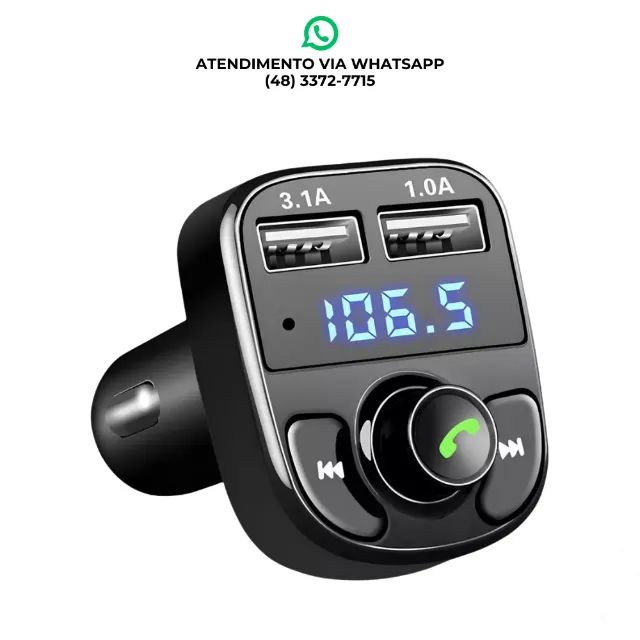 RECEPTOR BLUETOOTH VEICULAR X8
