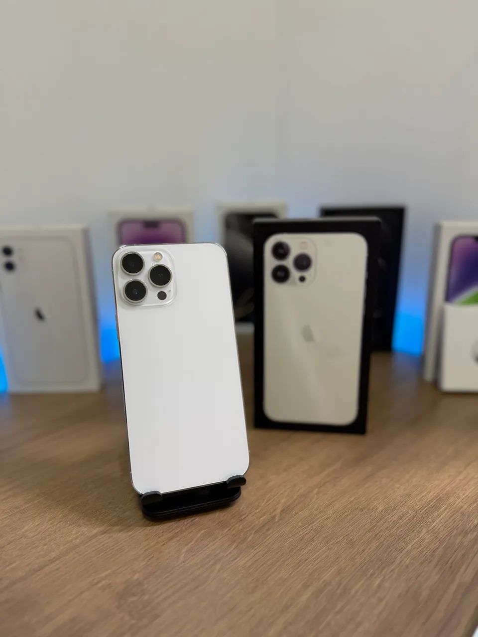 iPhone 13 Pro Max 128gb Branco Completo - Aceito trocas