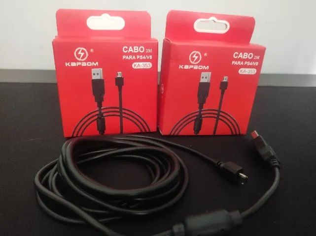 Cabo para controles de PS4 2 metros - Novo - Foto 4