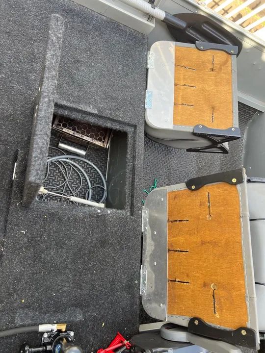 Barco de alumínio com motor e carretinha - Foto 10