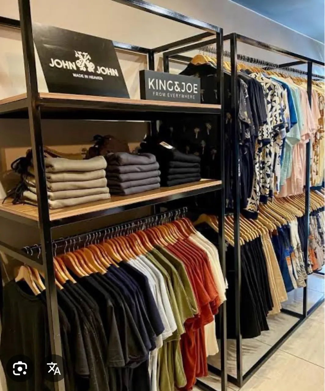 Vendedor moda masculina