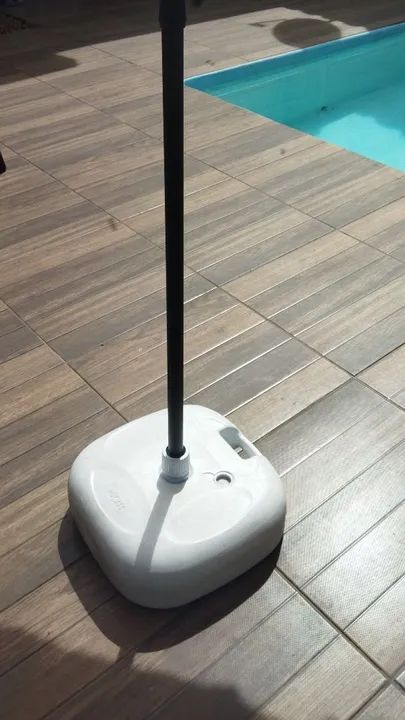 Ombrelone (guarda sol) 3x3 metros  com base - Foto 5