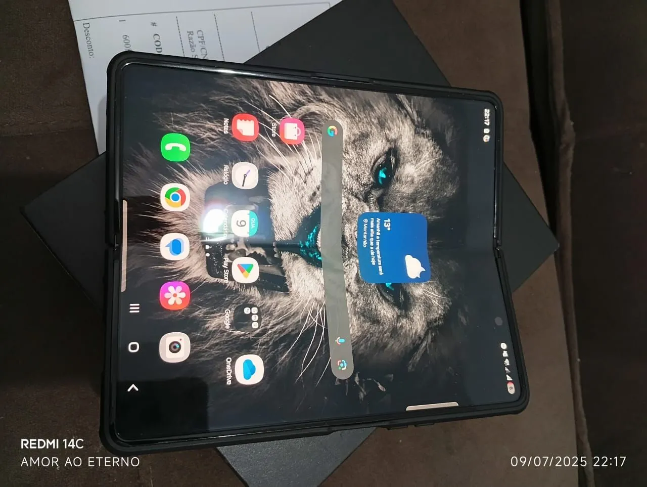 Samsung Zfold completo. Trocas