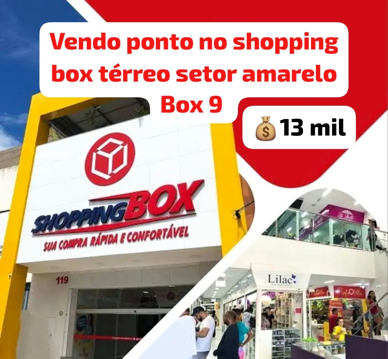 Vendo ponto no shopping box Aracaju o mais movimentado da cidade.