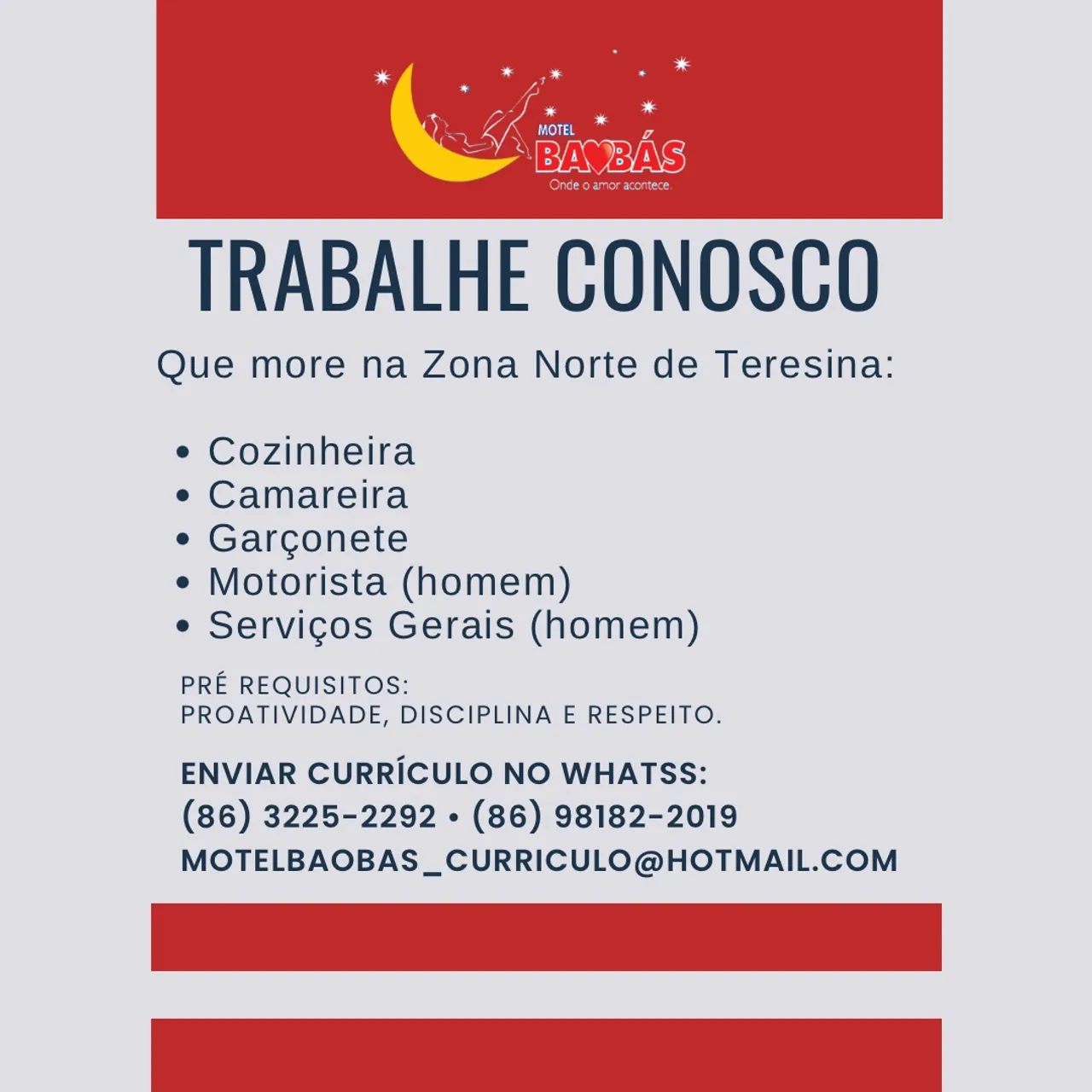 Vagas de emprego 