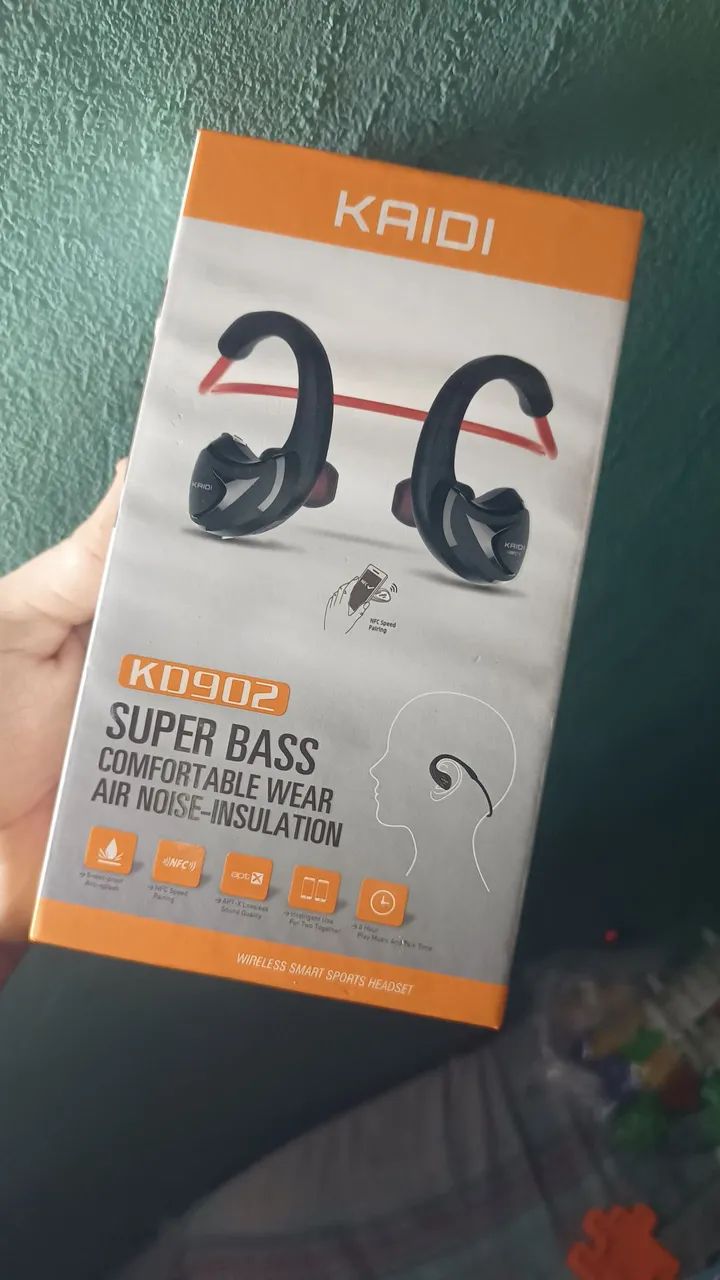 Fone bluetooth haidi novo top pra presente 