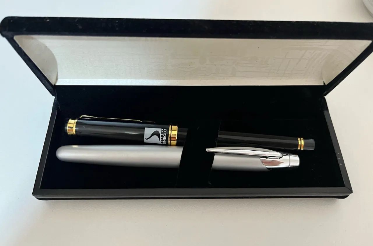 Kit de canetas tinteiro 