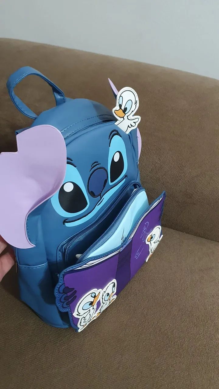 Mochila Infantil Stitch ( Nova )  - Foto 4