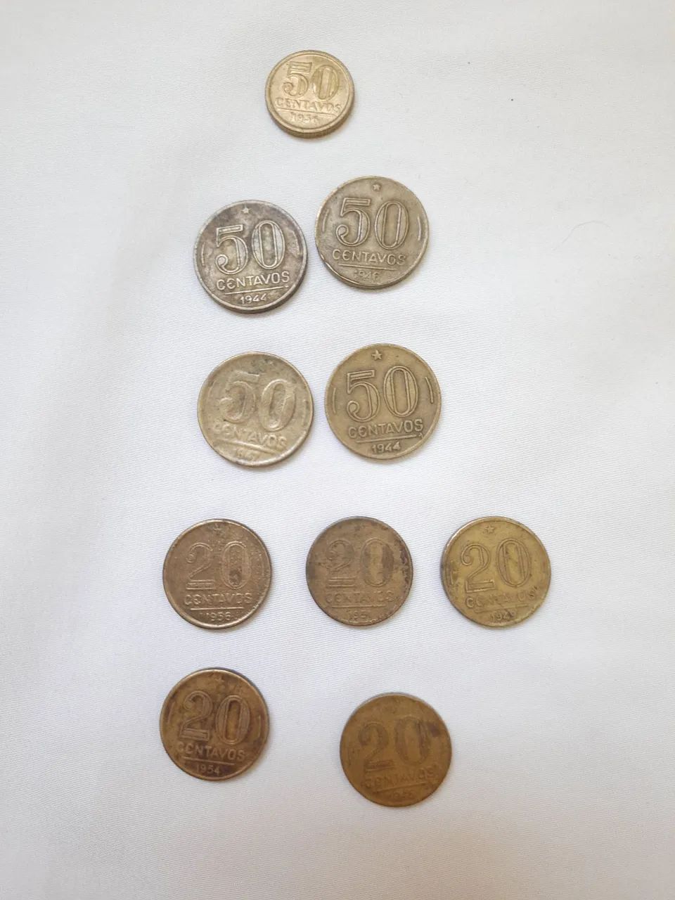 Lote de moedas variadas 