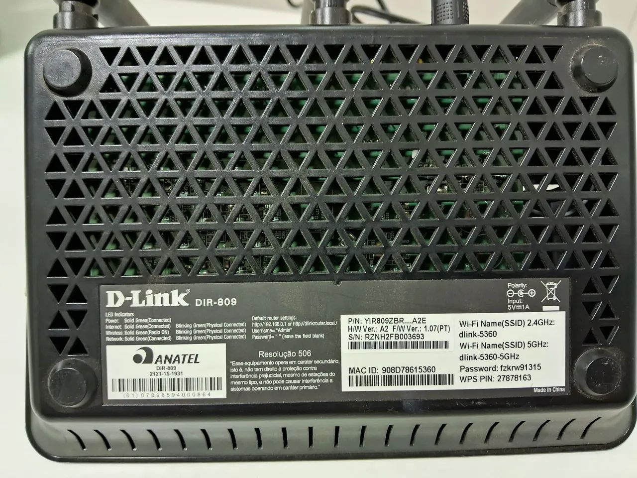 Roteador D-Link DIR-809 - Wi-Fi Dual Band