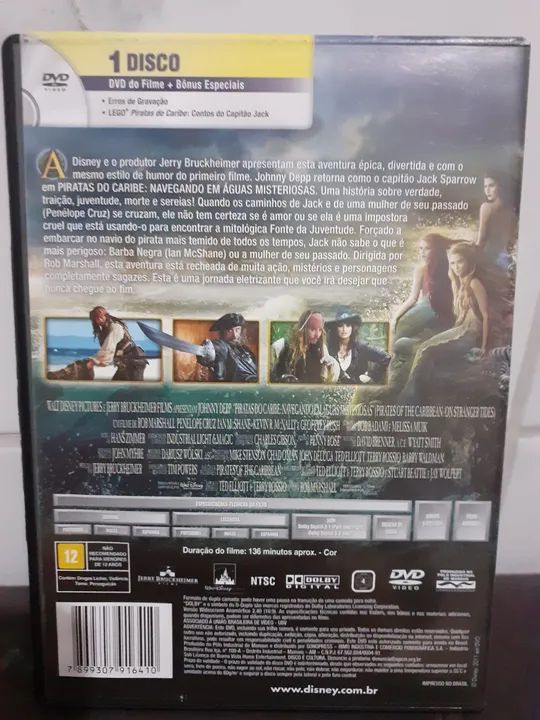2 DVD'S PIRATAS DO CARIBE - Foto 3