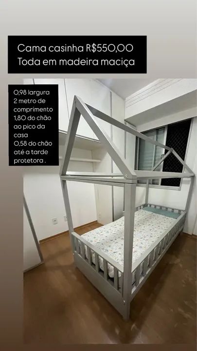 Cama de Montessoriana em madeira maciça infantil - Foto 2