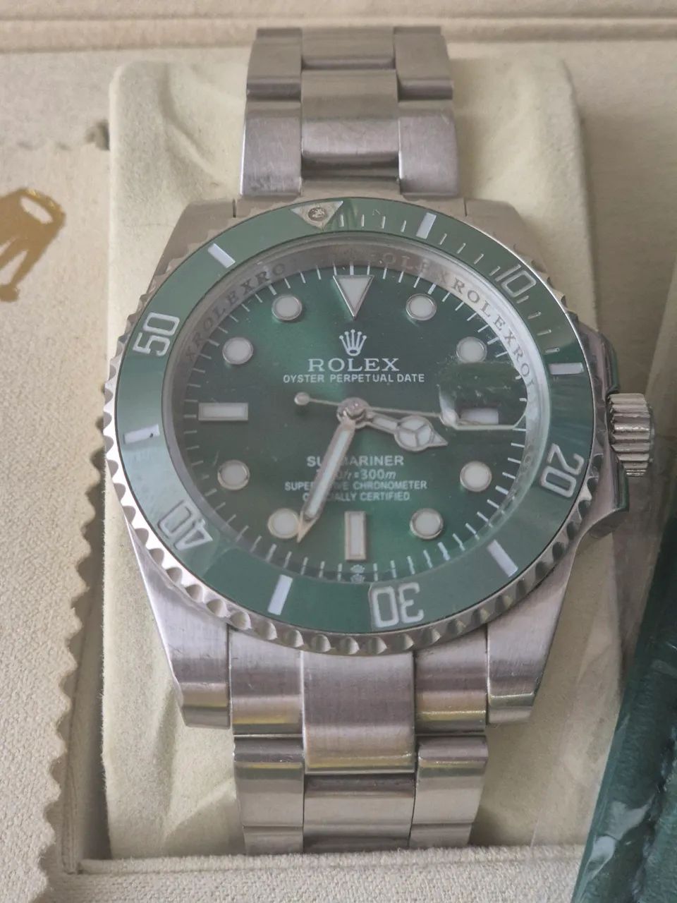 Relógio Rolex Submariner Verde - Foto 2