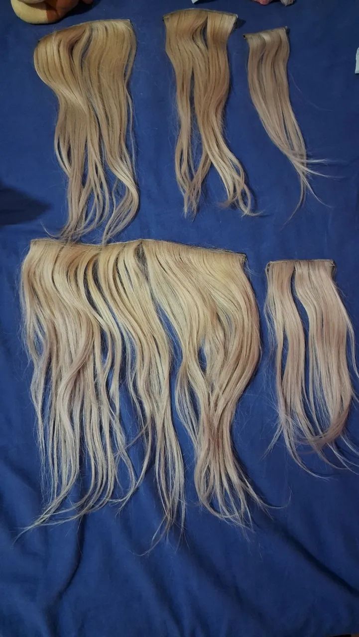 Mega Hair Cabelo Humano Loiro Claro - Foto 2