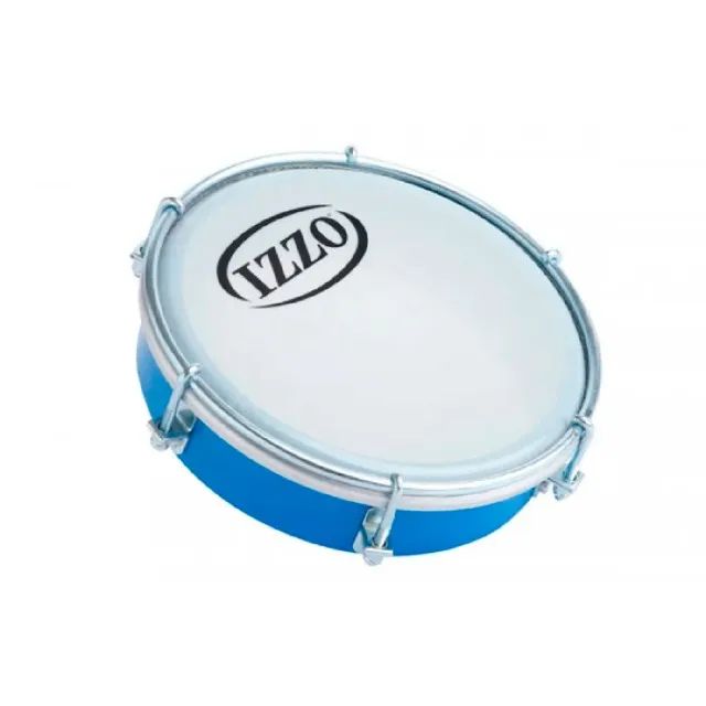 Tamborim Izzo de 6 Polegadas C/ Pele Leitosa Azul  - AC2138