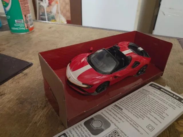 miniatura Ferrari da coleção Shell Vpower - Foto 3