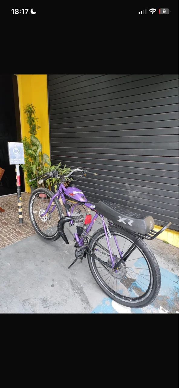 Vende-se bicicleta motorizada com motor Ciclismo Itaum