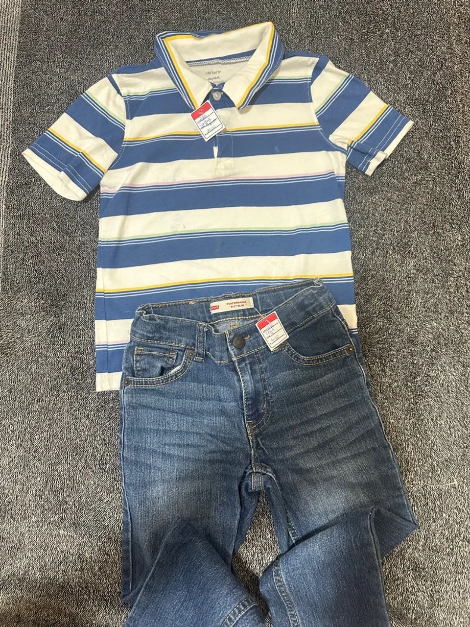 Calça jeans Levis e Polo Carters64293275991809120