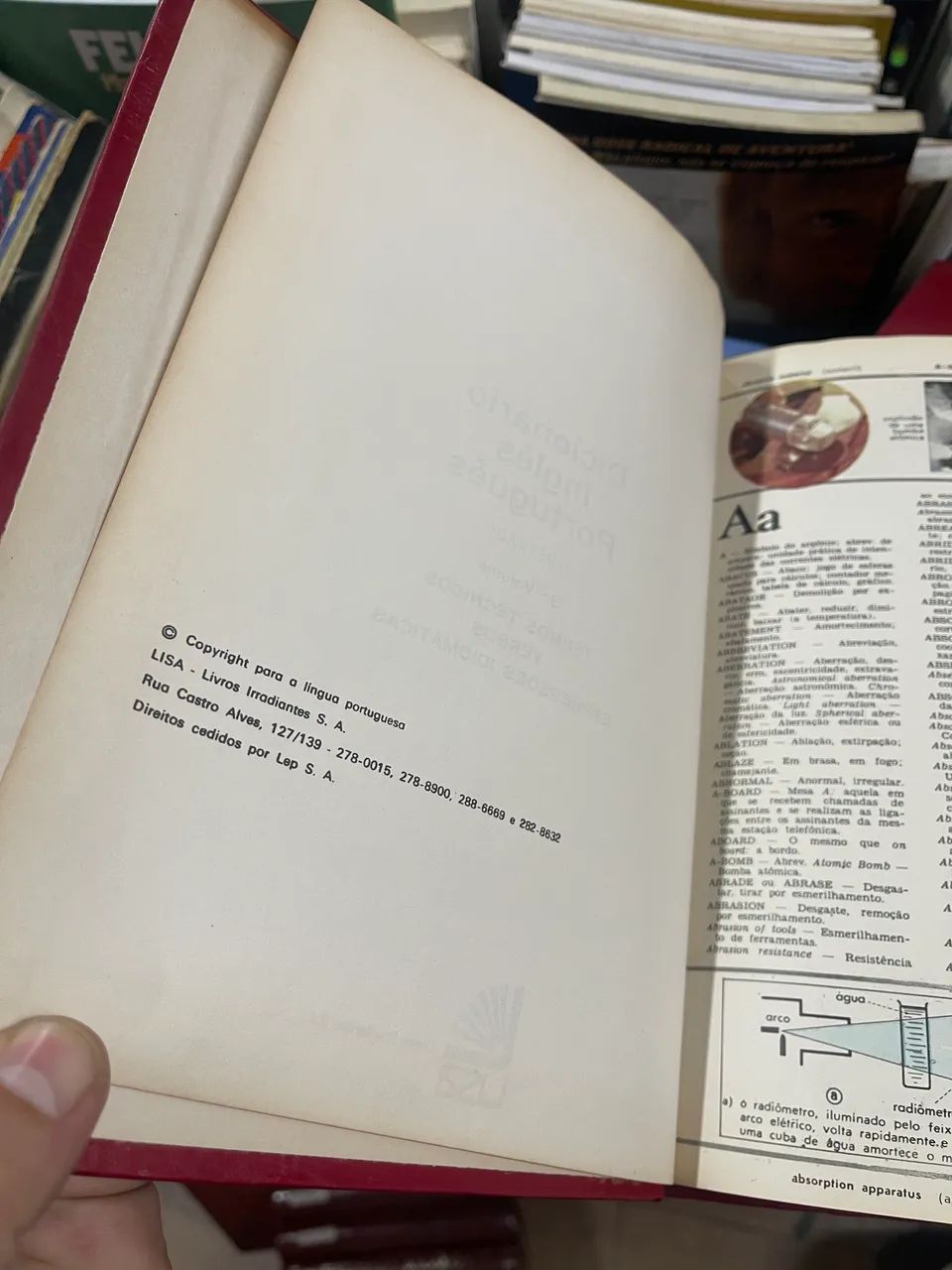 Livro coleção 3 dicionário inglês português termos técnicos verbos expressões idiomaticas  - Foto 2