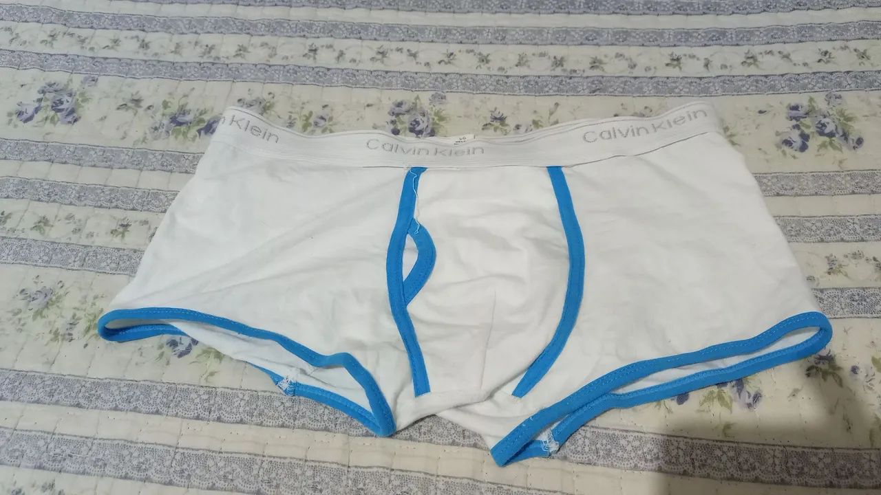 Cueca branca Calvin 
