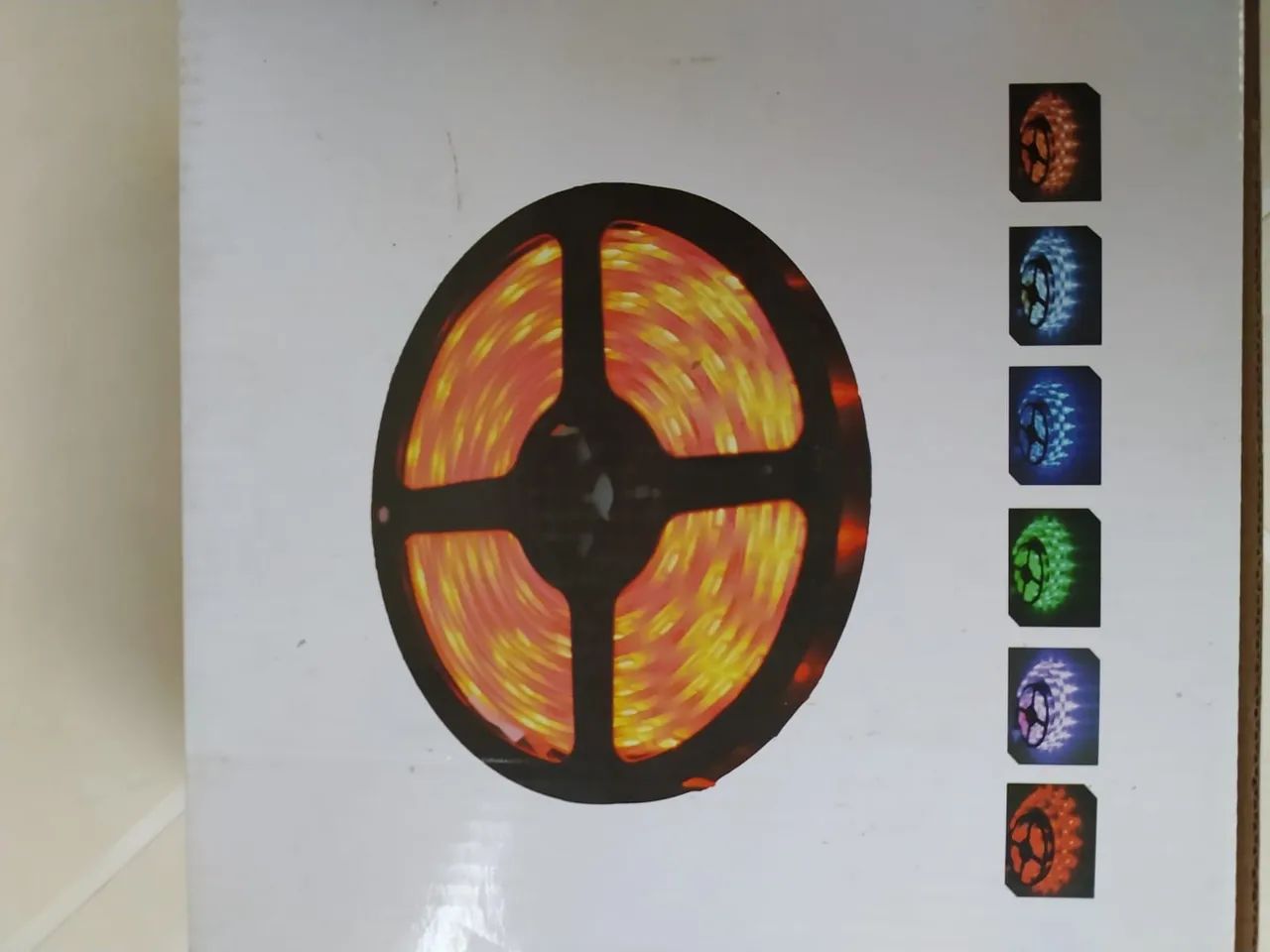 Fita de LED RGB 5050 com controle remoto 10 metros