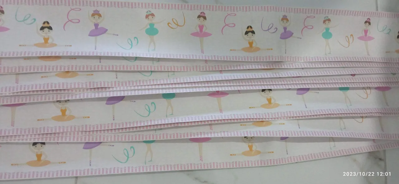 Faixas Decorativas Bailarina