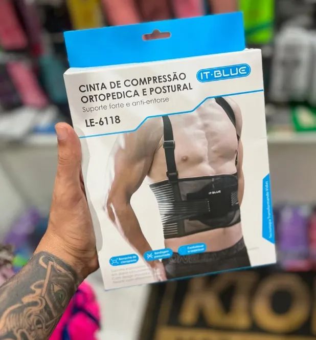 Cinta de compressão ortopédica e postura 