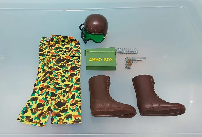 Acessórios Action Man Armoured Car Commander 1968 Importado Vintage