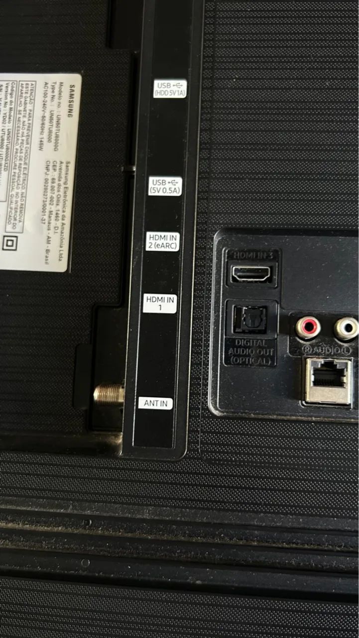 TV Samsung 50 polegadas com defeito 64297327657346123