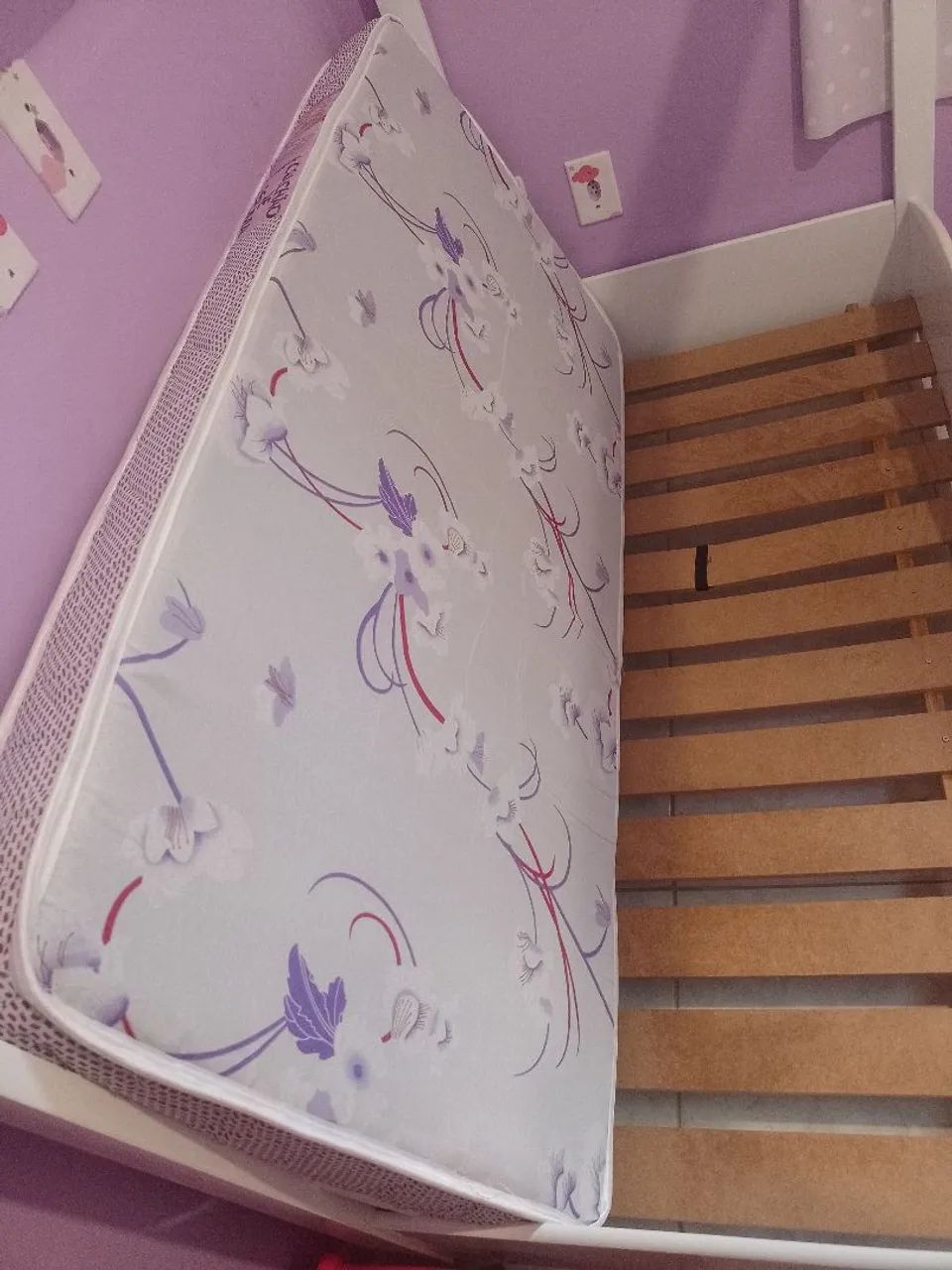 Cama montessoriana casinha com colchão ortobom - Foto 3